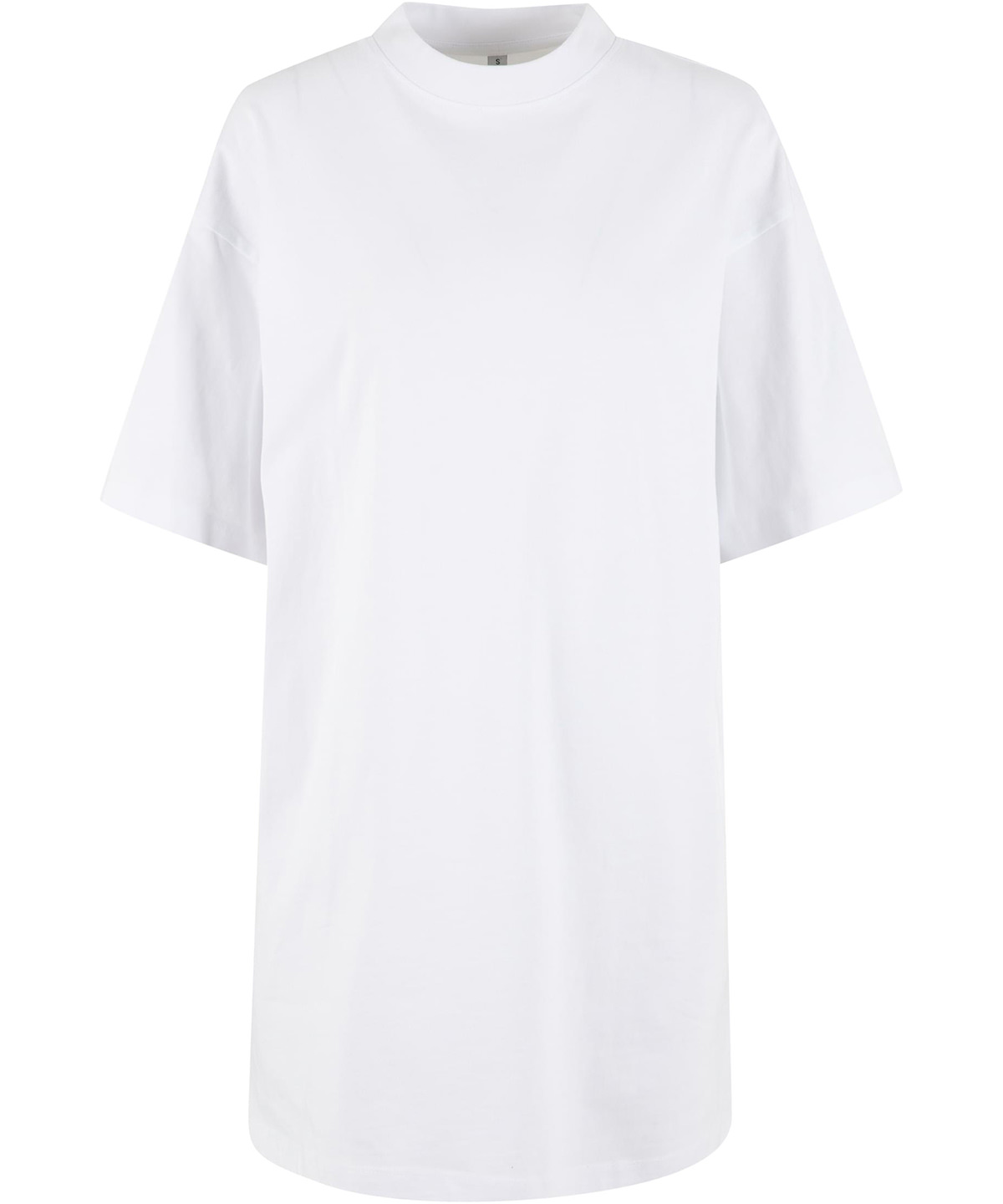 Women’s heavy oversized tee dress - White