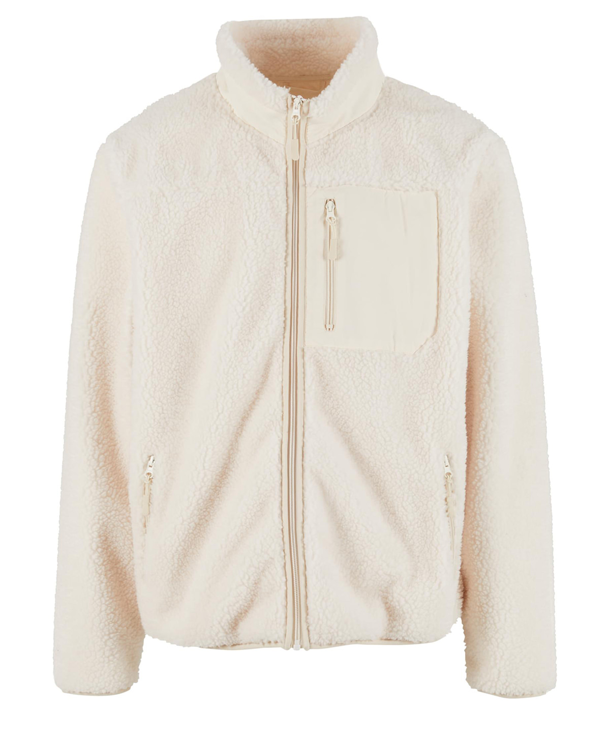 Bonded sherpa jacket - White Sand