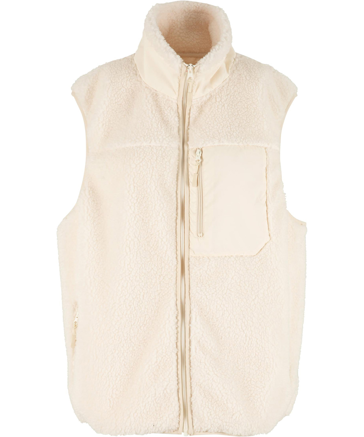 Bonded sherpa vest - White Sand