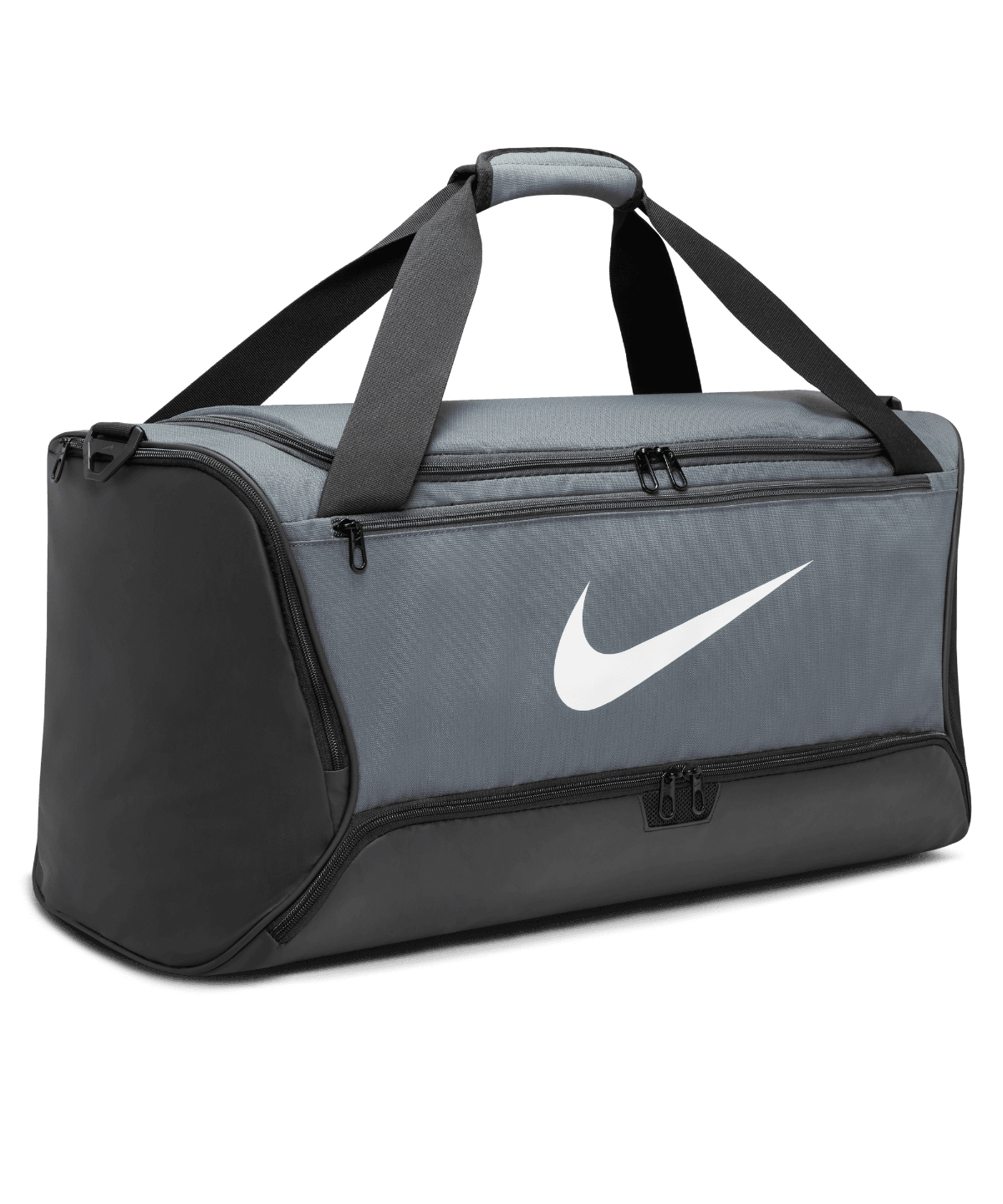 Nike Brasilia 9.5 training medium duffle (60L) - Grey/Black/White