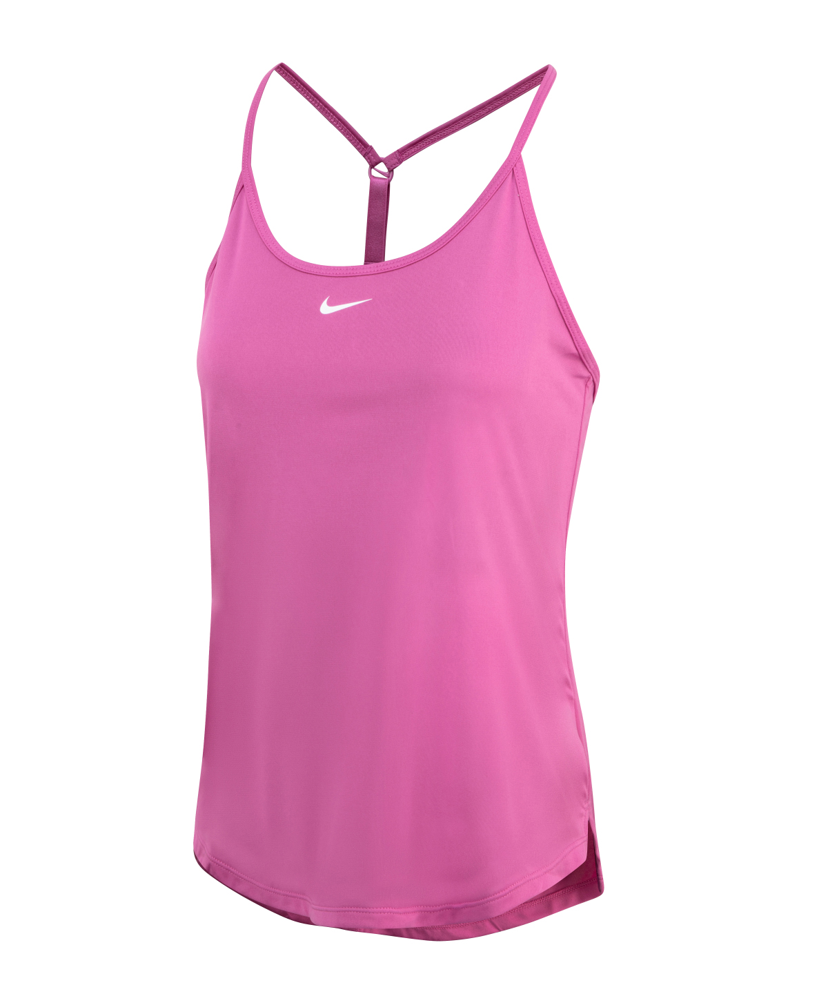 Women’s Nike One Dri-FIT Elastika standard fit tank - Cosmic Fuchsia/White