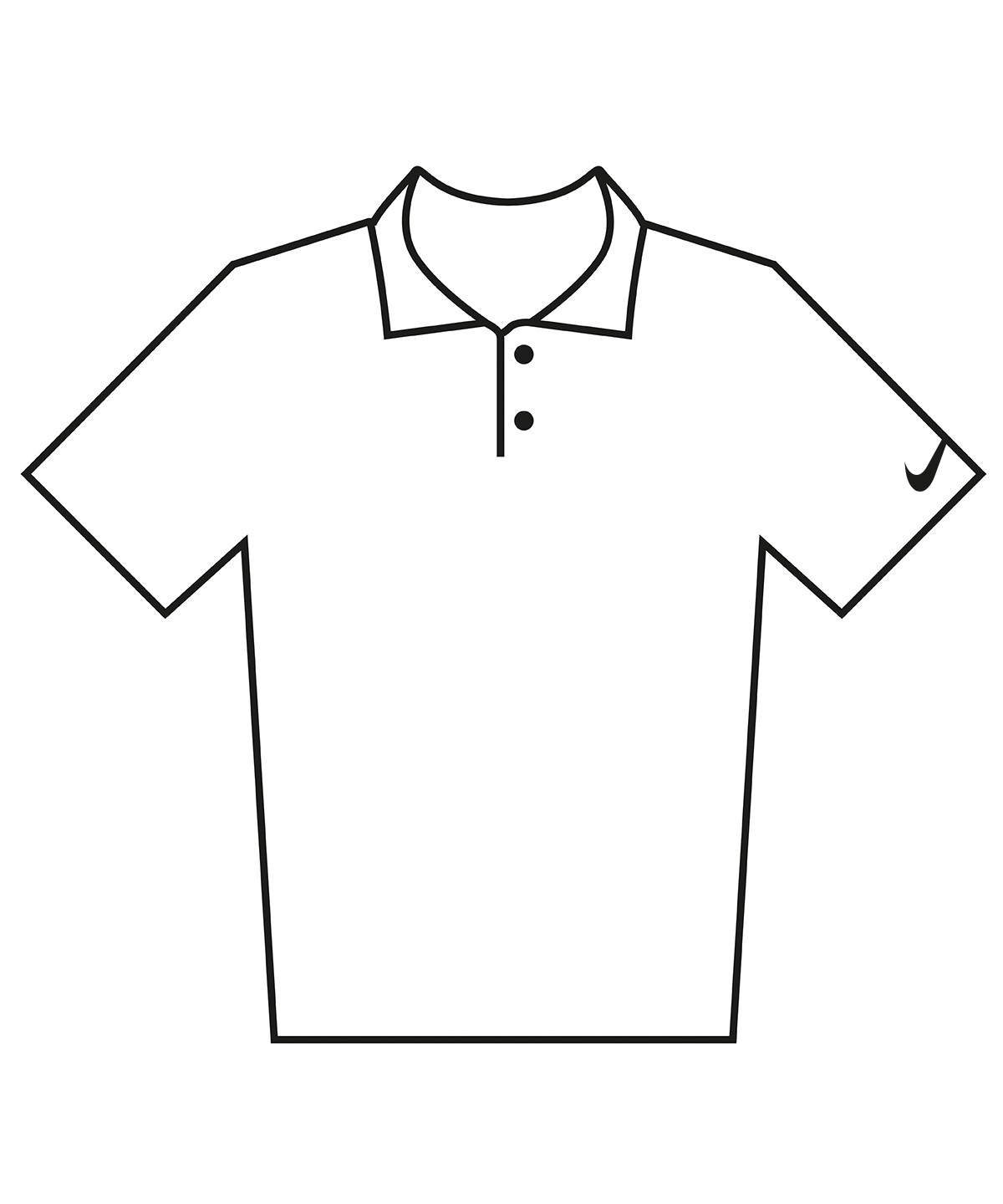 Velocity solid polo - White/Black