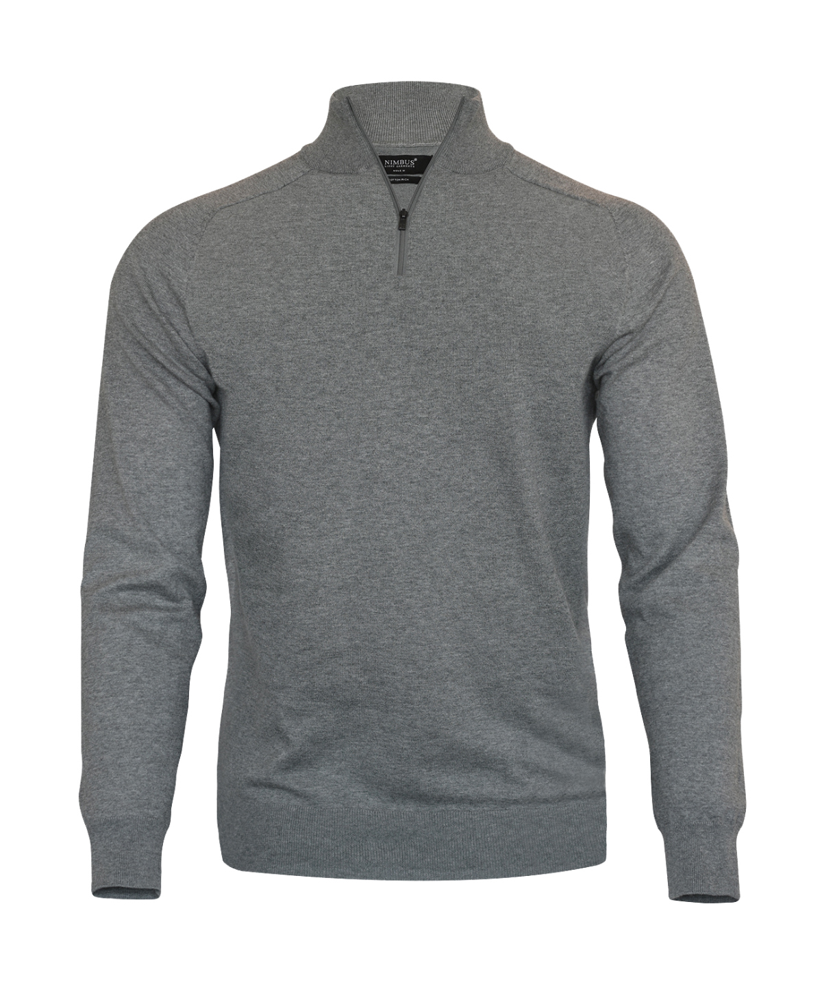Brighton 1/4-zip - Grey Melange