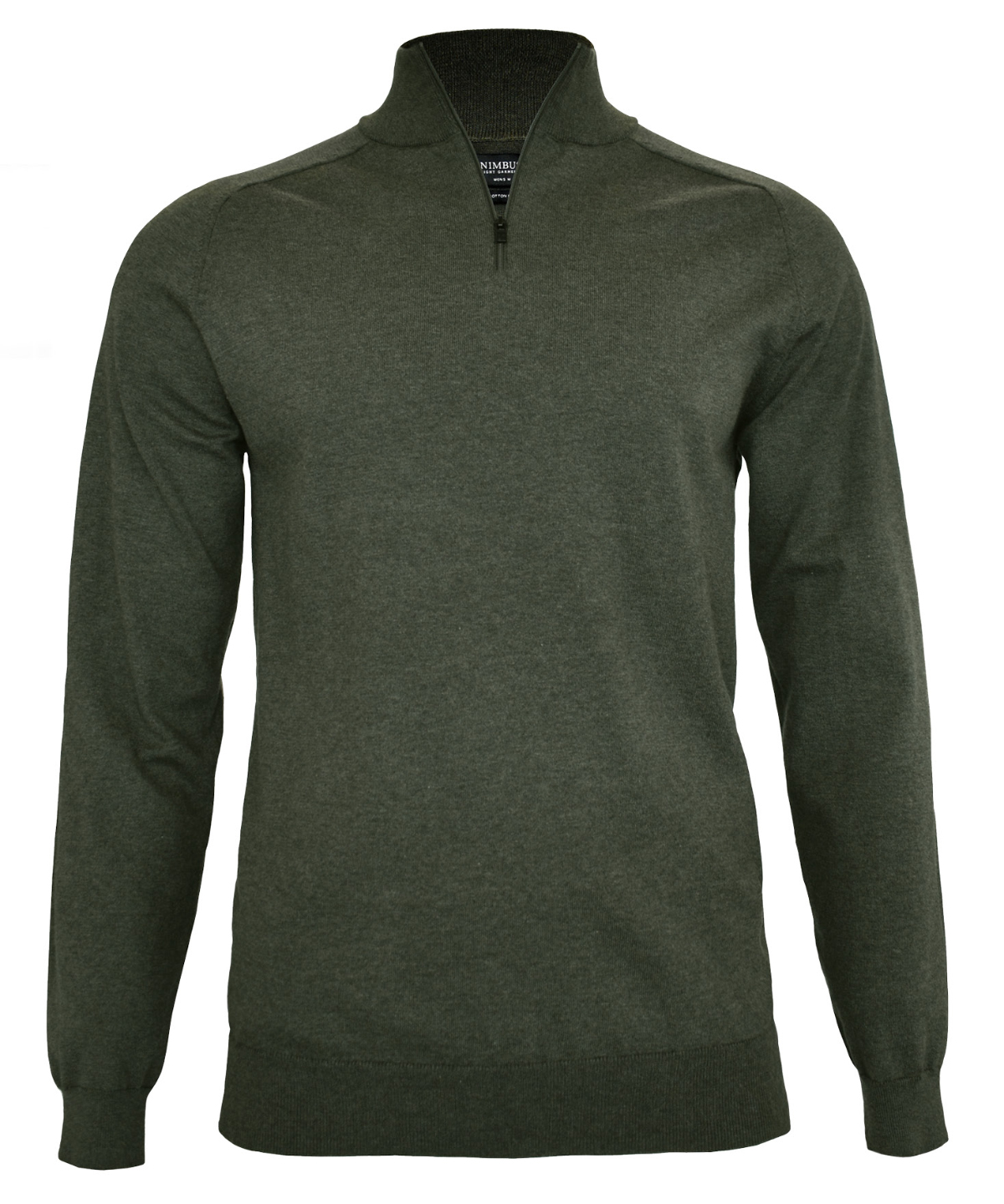 Brighton 1/4-zip - Olive Melange