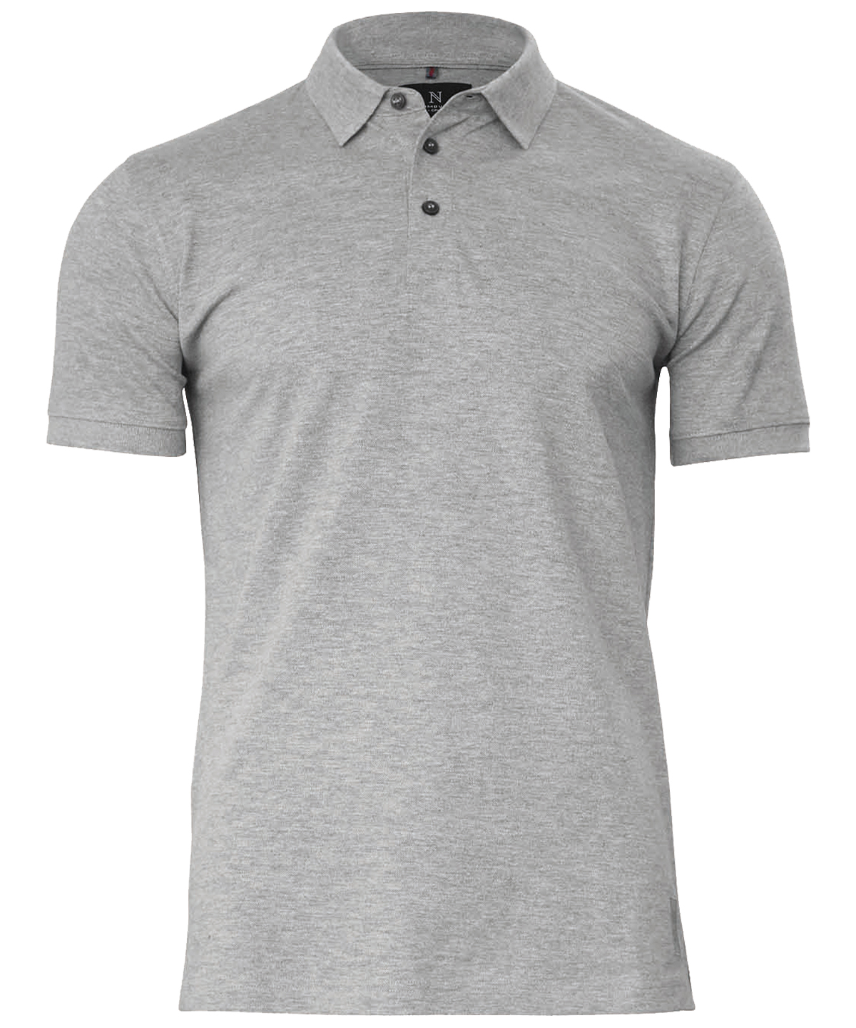Harvard classic – stretch deluxe polo - Grey Melange