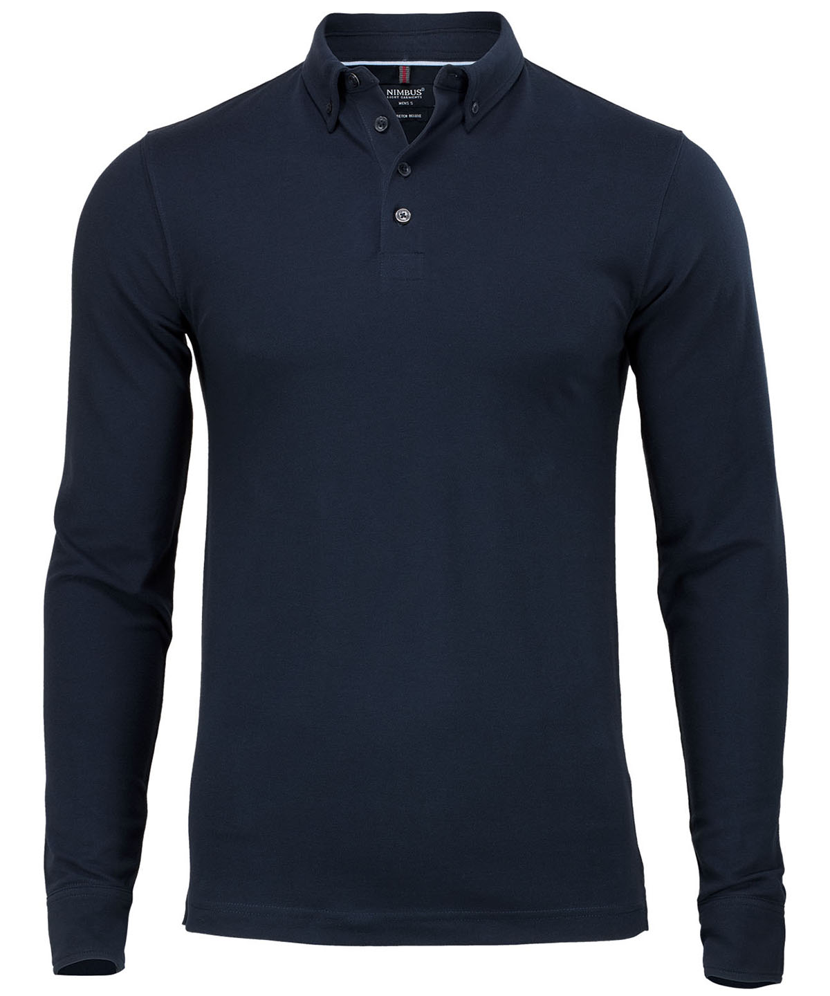 Carlington – deluxe long sleeve polo - Navy