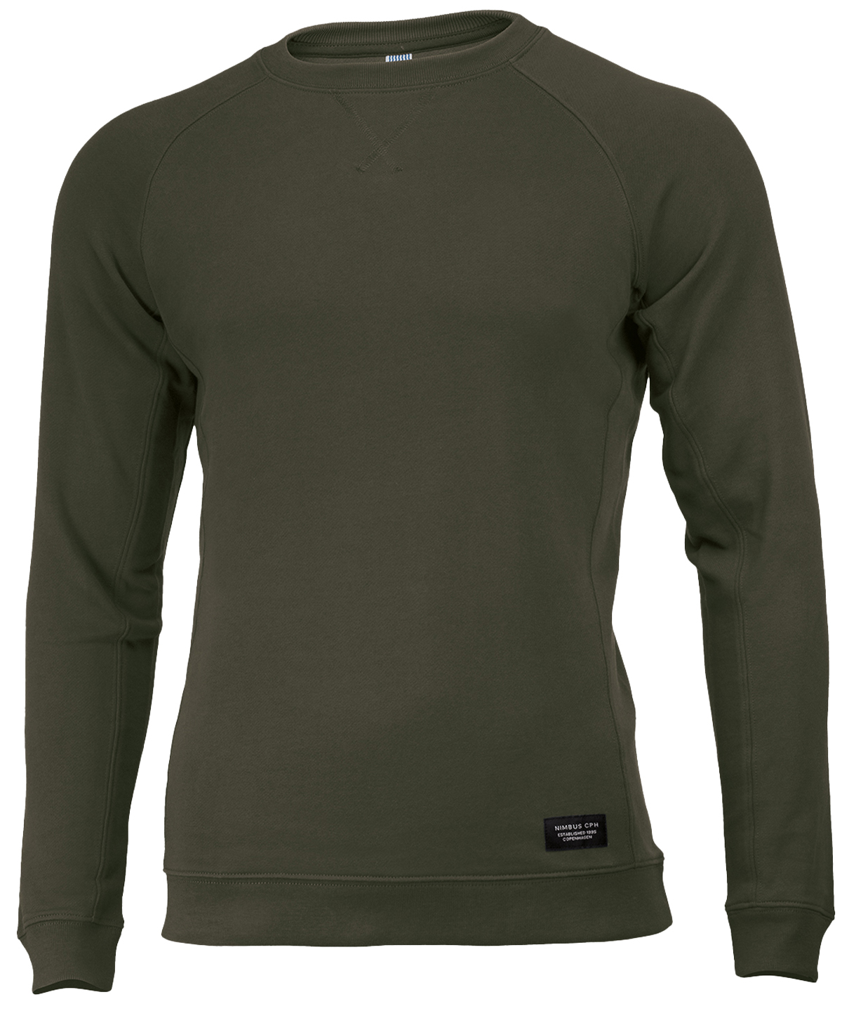Newport – luxury lightweight crewneck - Olive
