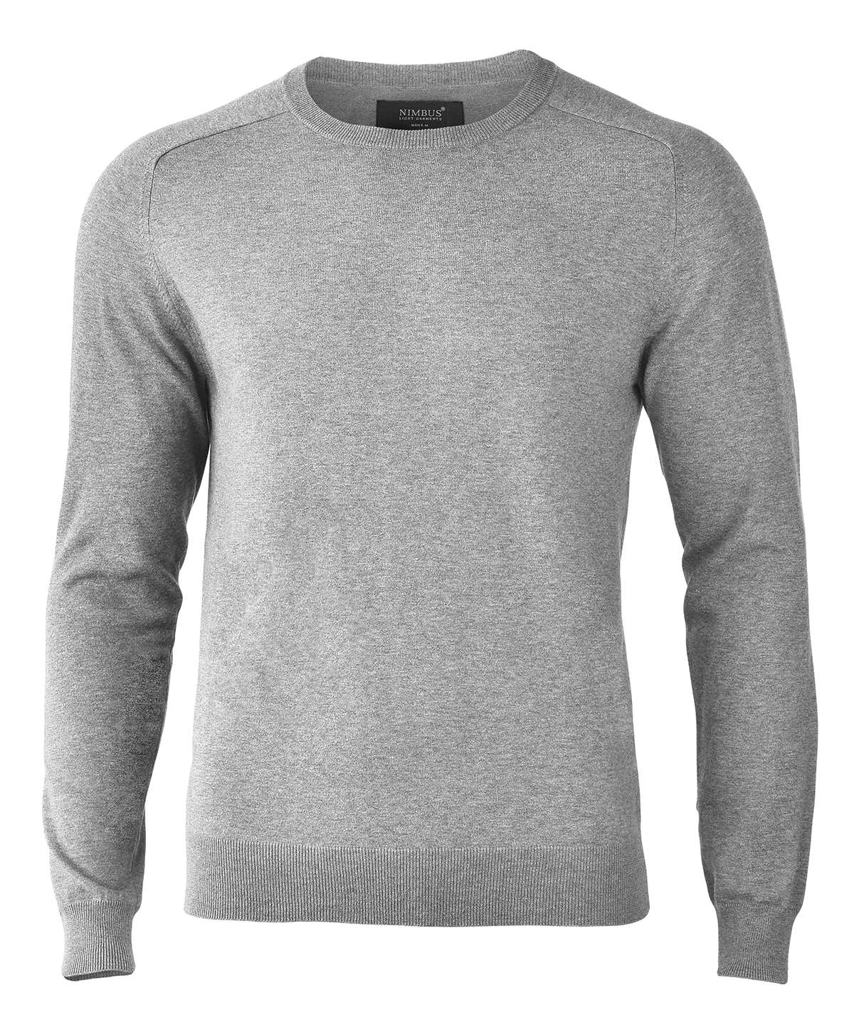 Brighton – elegant round neck - Grey Melange