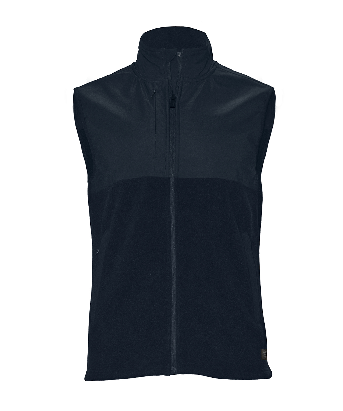 Highland - Fashionable yoke fleece vest - Navy