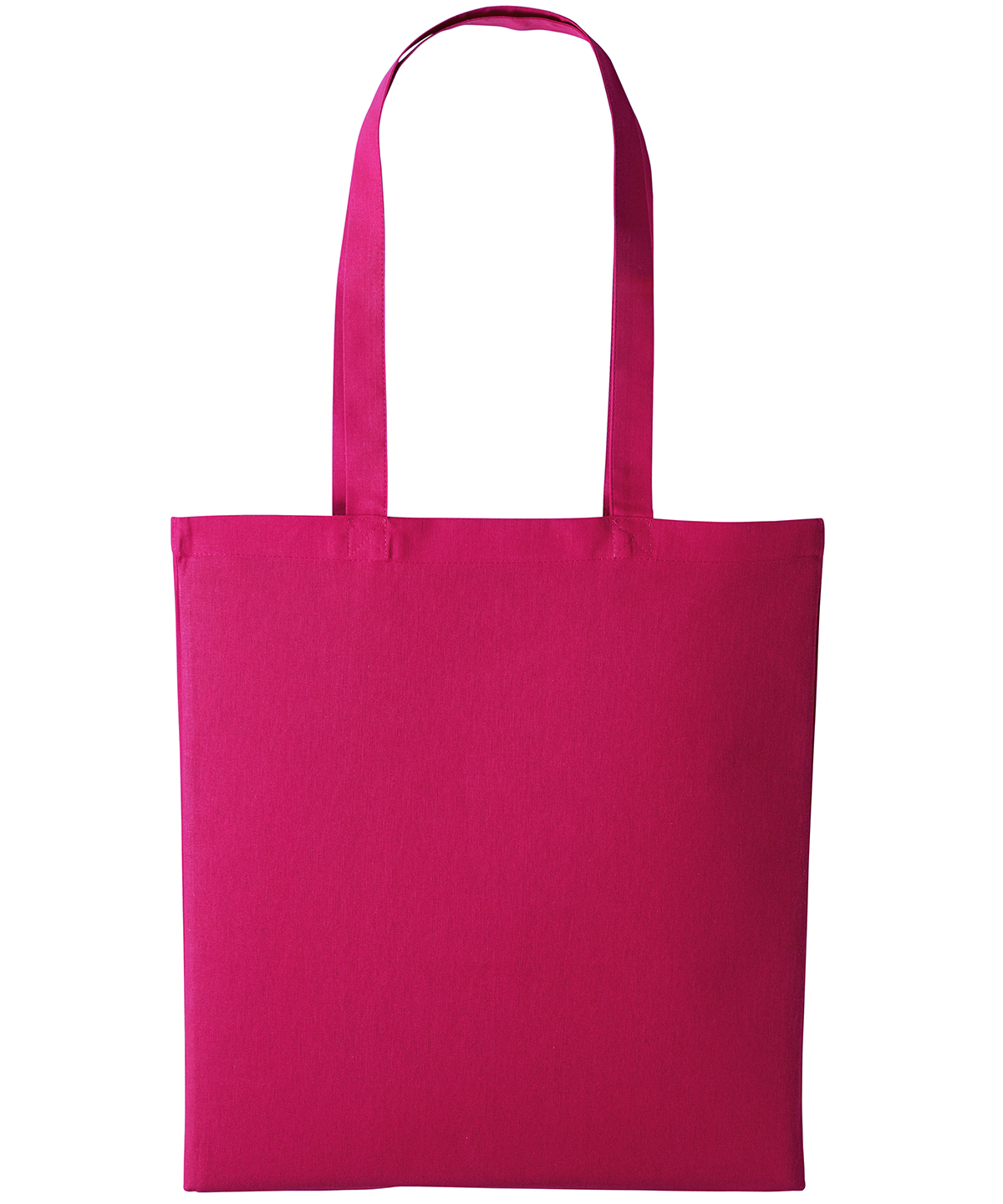 Cotton shopper long handle - Hot Pink