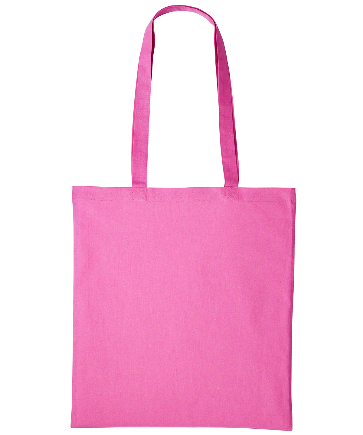 Cotton shopper long handle - Mid Pink