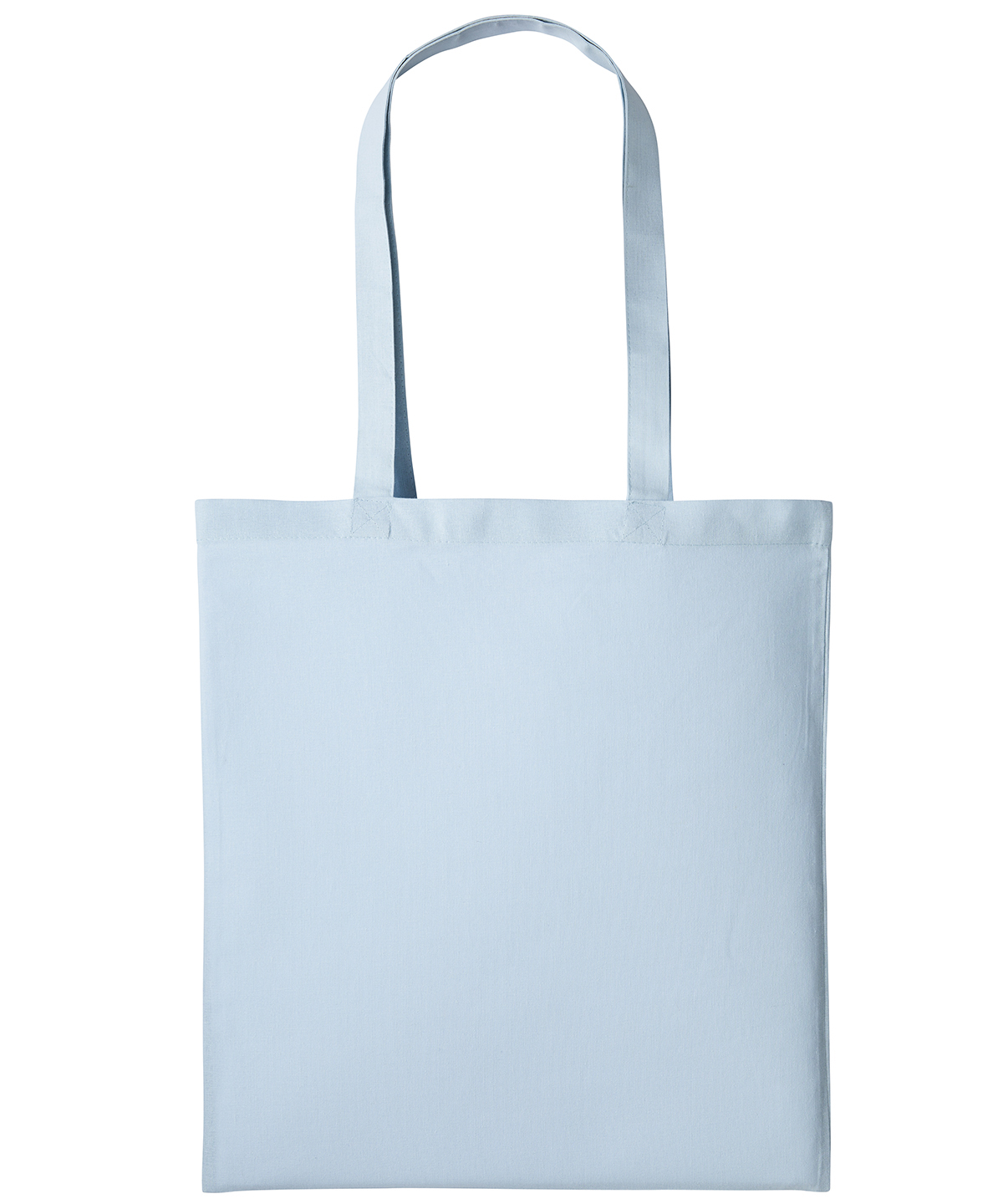 Cotton shopper long handle - Pastel Blue