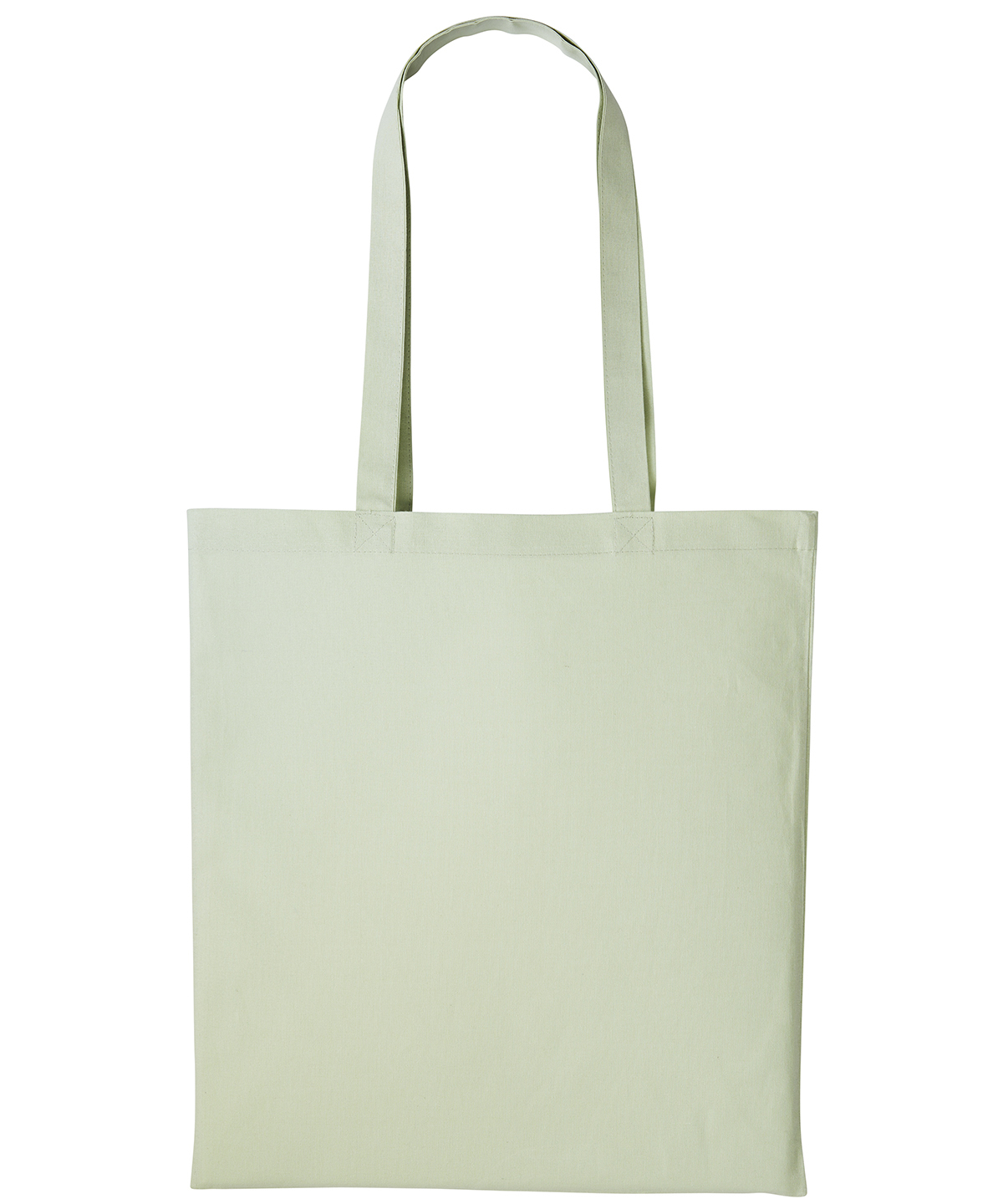 Cotton shopper long handle - Pastel MInt