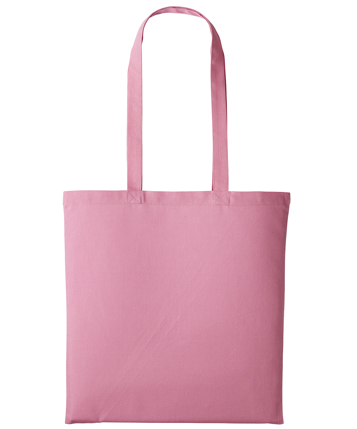 Cotton shopper long handle - Pastel Pink
