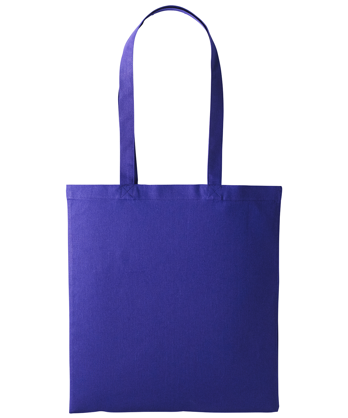 Cotton shopper long handle - Purple