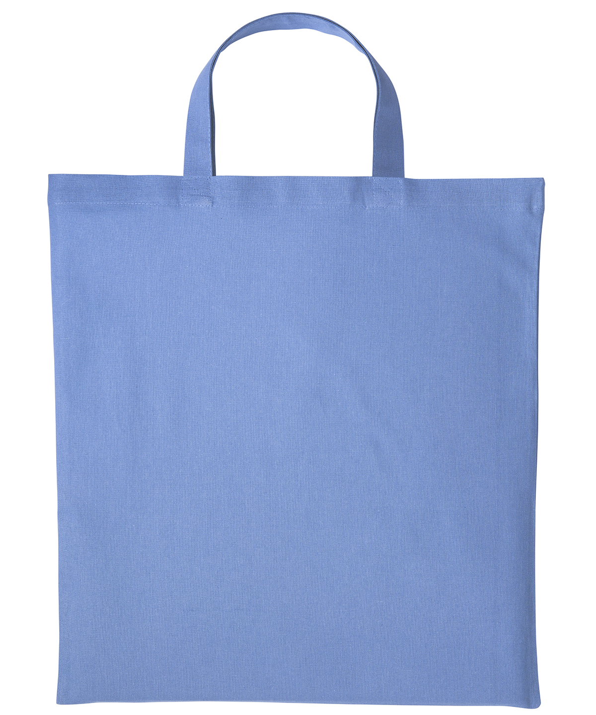 Cotton shopper short handle - Cornflower Blue