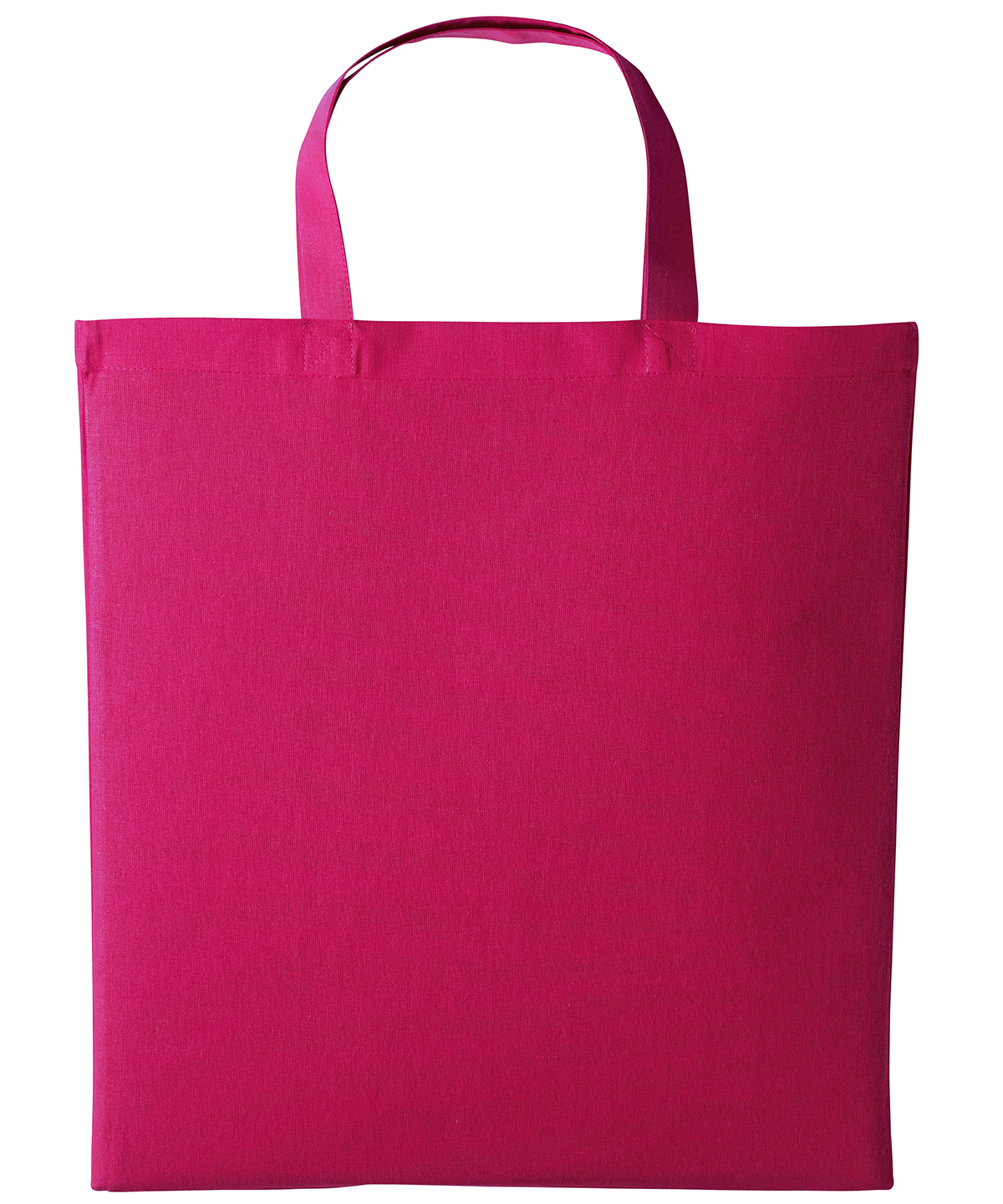 Cotton shopper short handle - Hot Pink