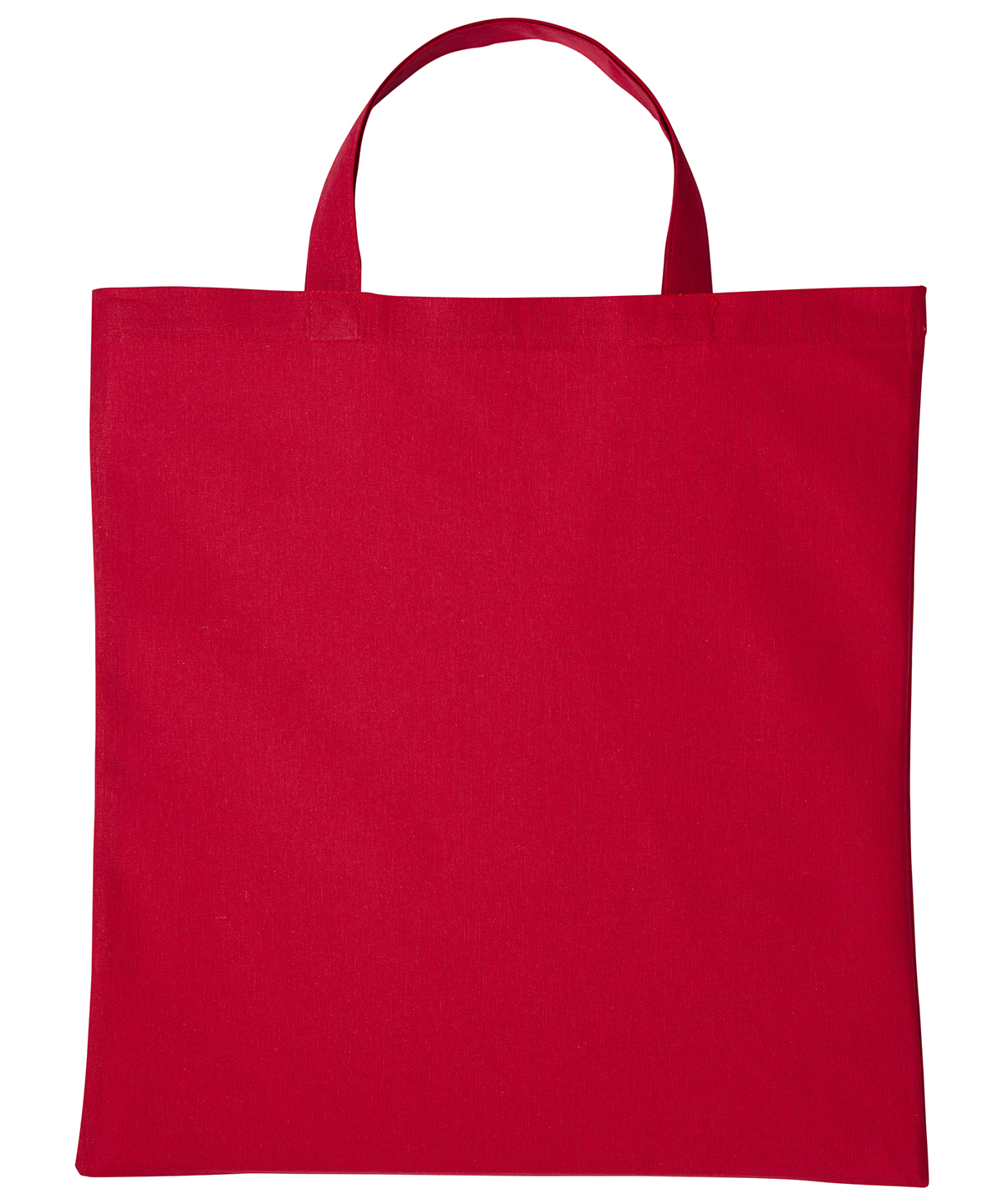 Cotton shopper short handle - Hot Red
