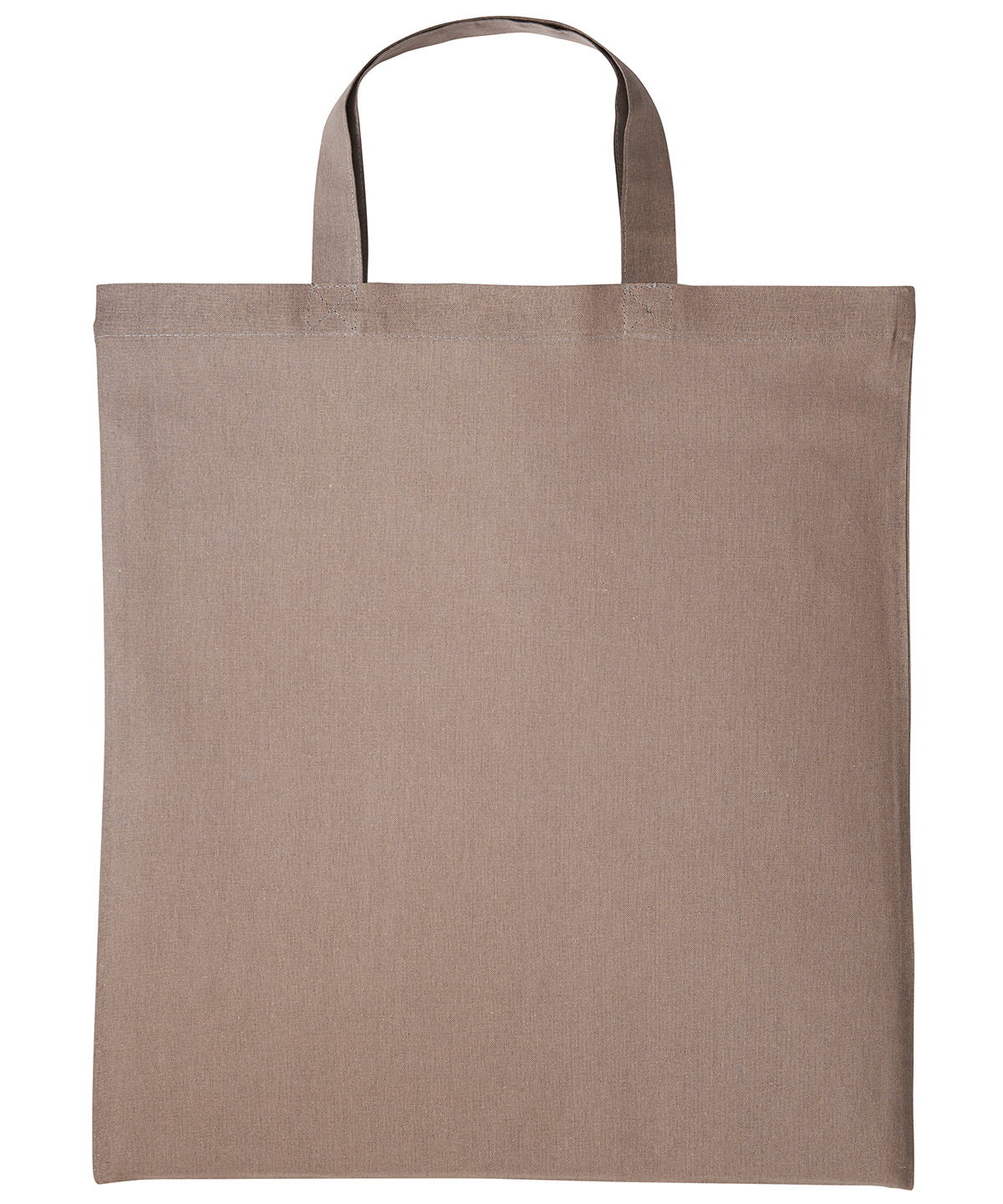 Cotton shopper short handle - Light Brown