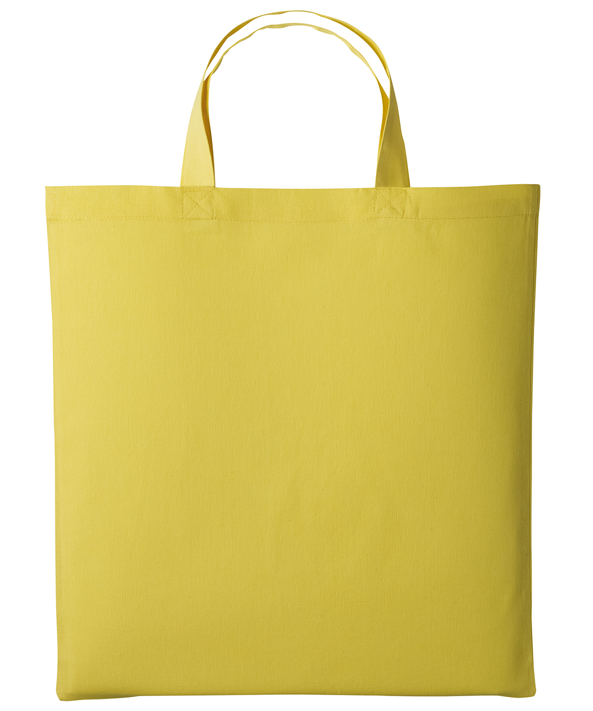 Cotton shopper short handle - Lemon
