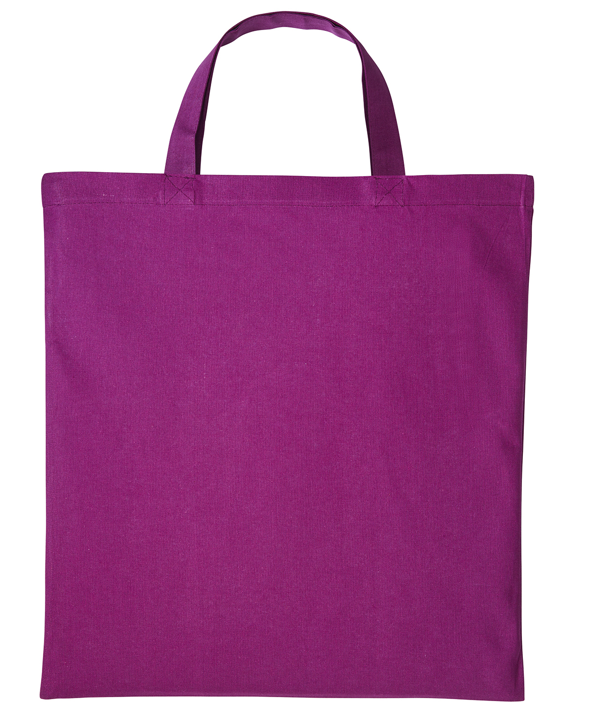 Cotton shopper short handle - Plum