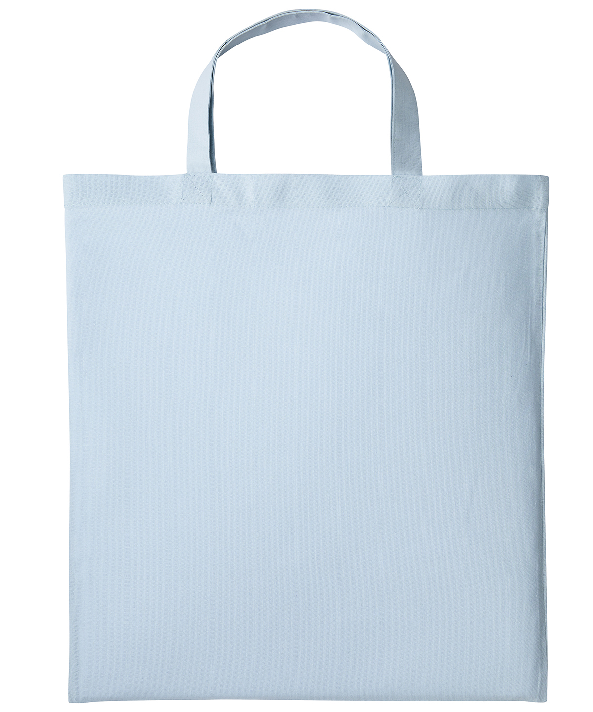Cotton shopper short handle - Pastel Blue