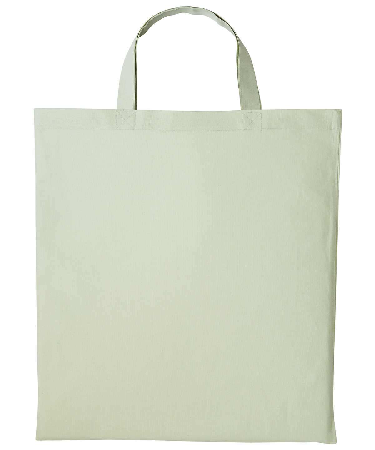 Cotton shopper short handle - Pastel MInt