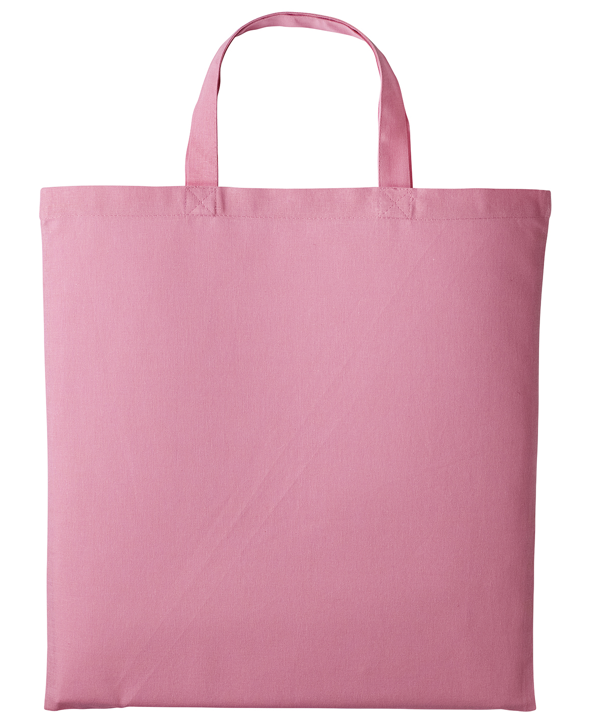 Cotton shopper short handle - Pastel Pink