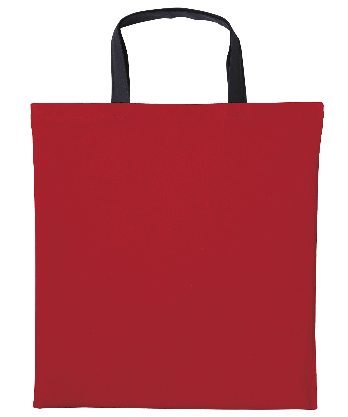 Varsity cotton shopper short handle - Fire Red/Black