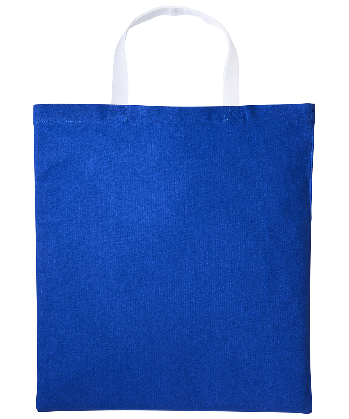 Varsity cotton shopper short handle - Royal/White