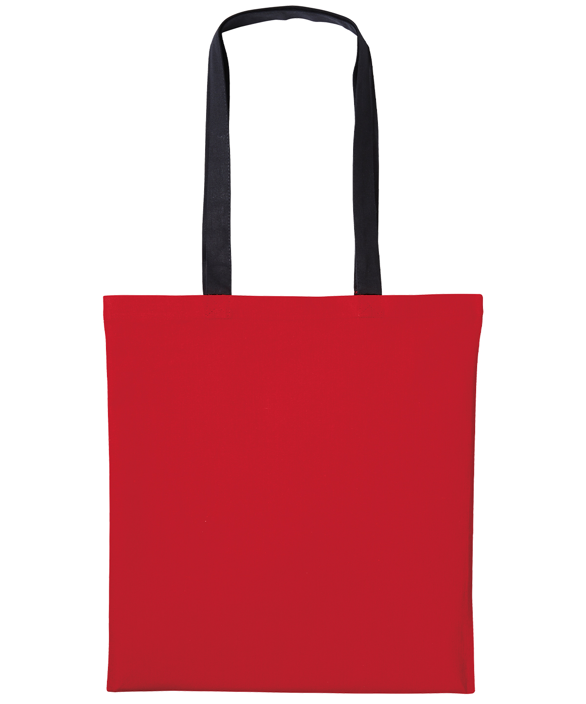 Varsity cotton shopper long handle - Fire Red/Black