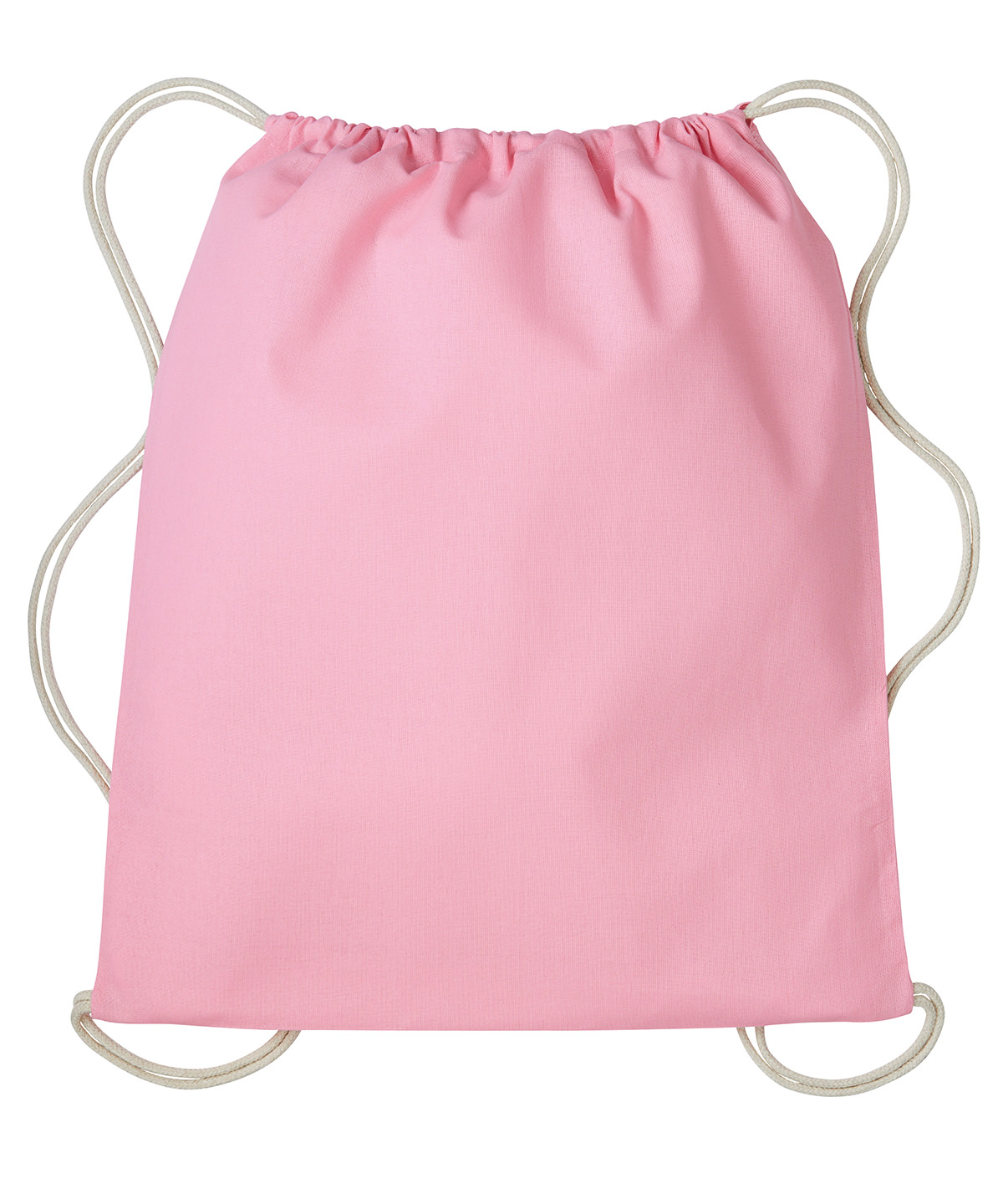 Gymsac with cords - Light Pink/Natural