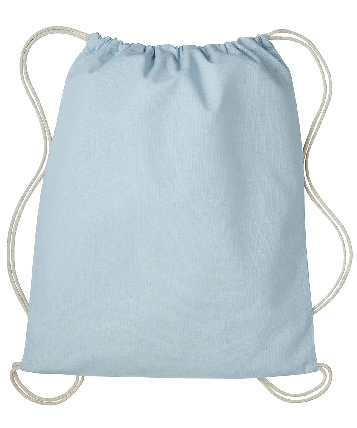 Gymsac with cords - Pastel Blue/Natural
