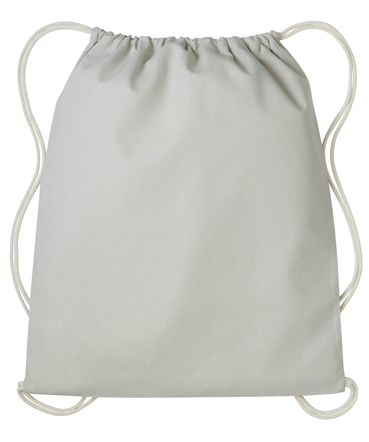 Gymsac with cords - Pastel Grey/Natural