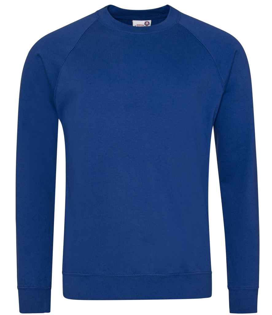 AWDis Academy Senior Raglan Sweatshirt - Deep Royal