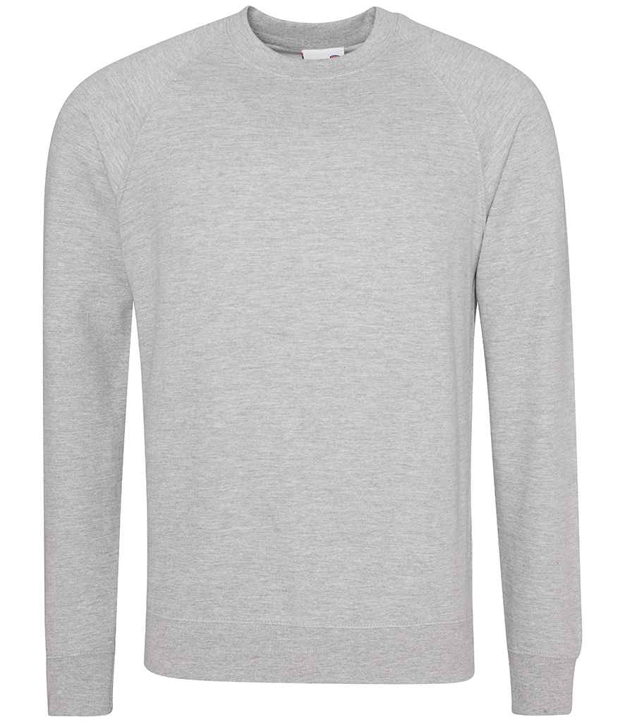 AWDis Academy Senior Raglan Sweatshirt - Grey