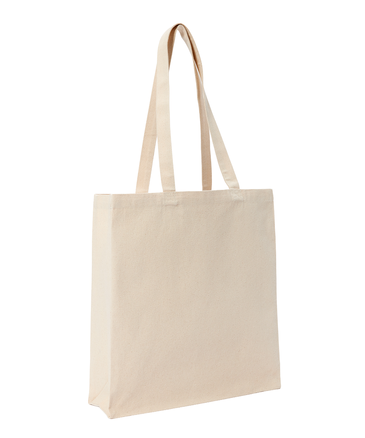 Recycled premium canvas spacious shopper - Natural