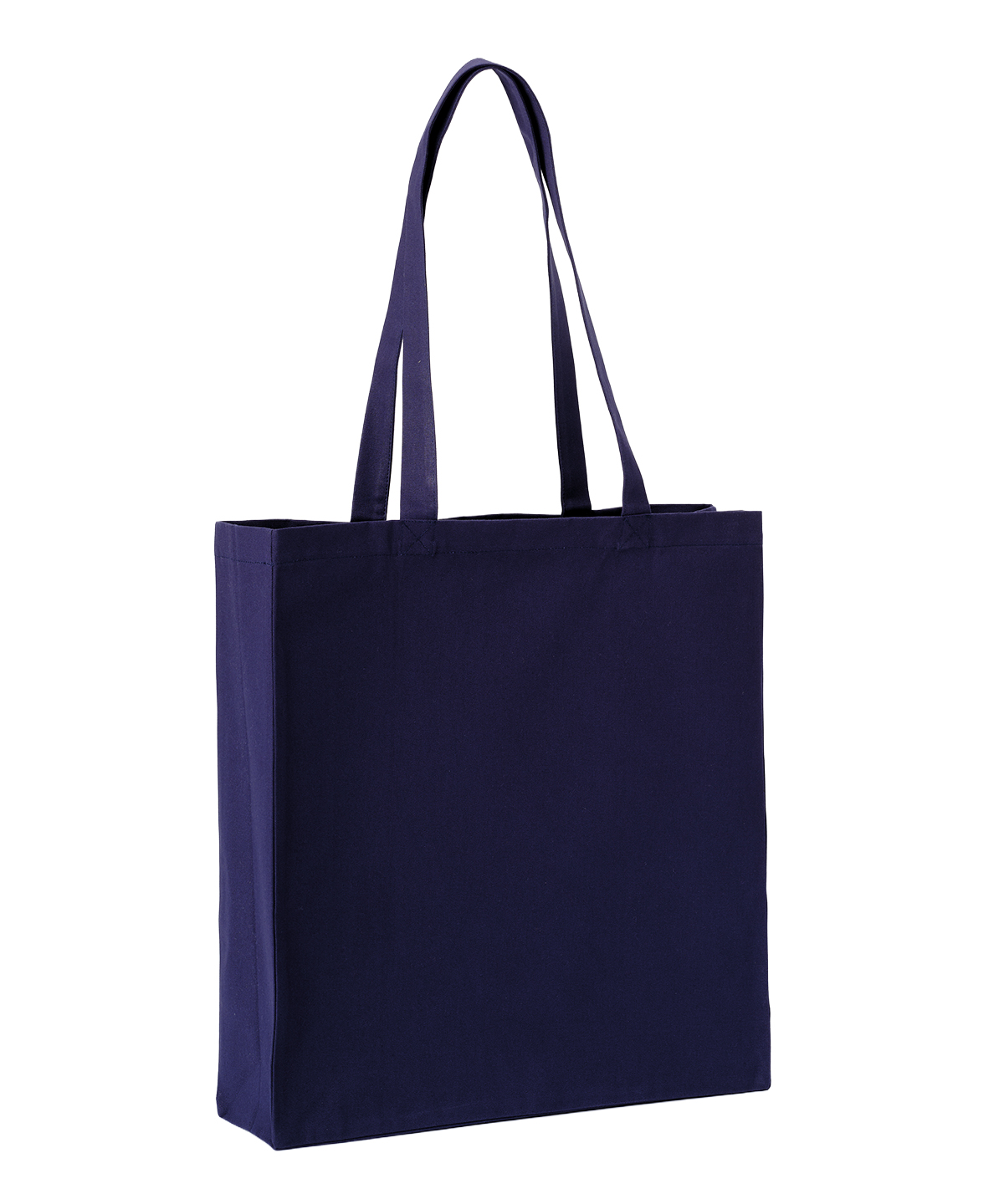 Recycled premium canvas spacious shopper - Oxford Navy