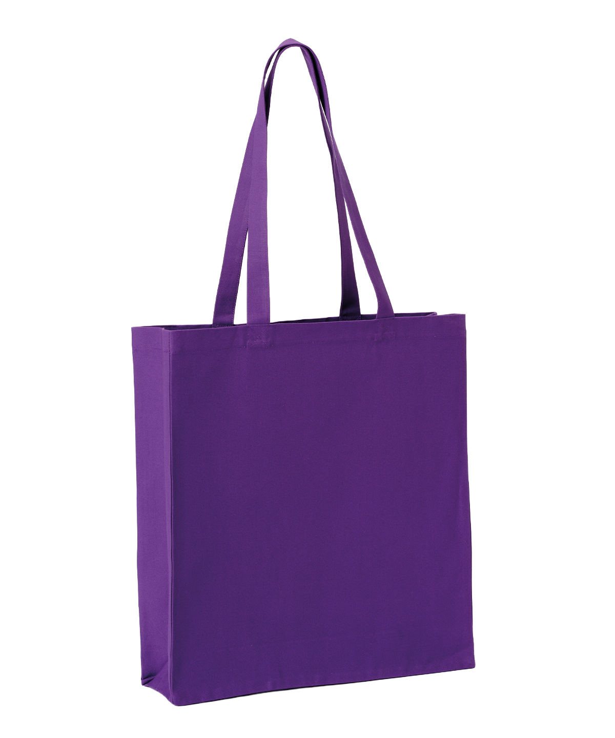 Recycled premium canvas spacious shopper - Purple