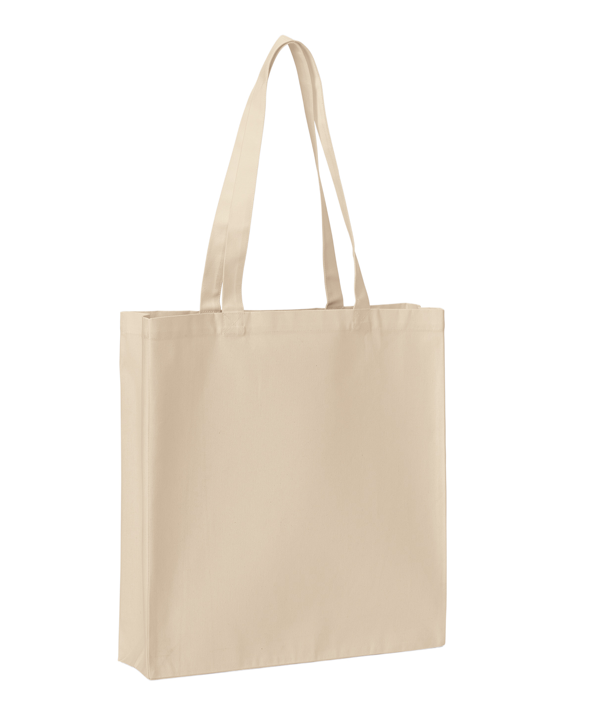 Recycled premium canvas spacious shopper - Sand