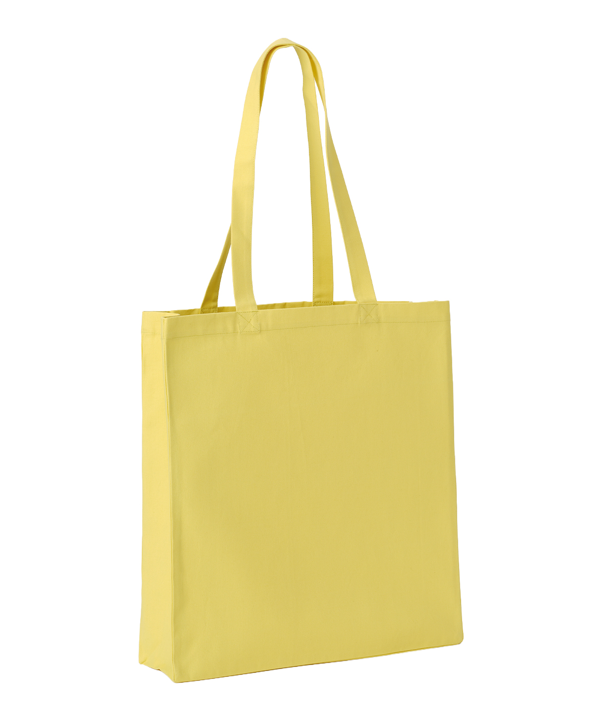 Recycled premium canvas spacious shopper - Sunflower