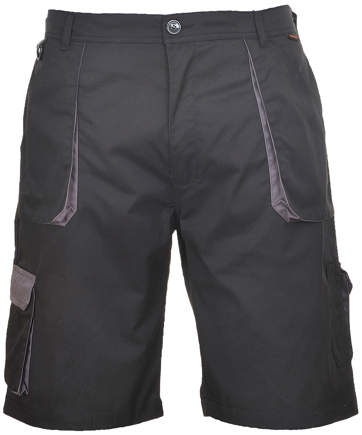 Portwest Hi-Vis Contrast Traffic Jacket - Black/Grey