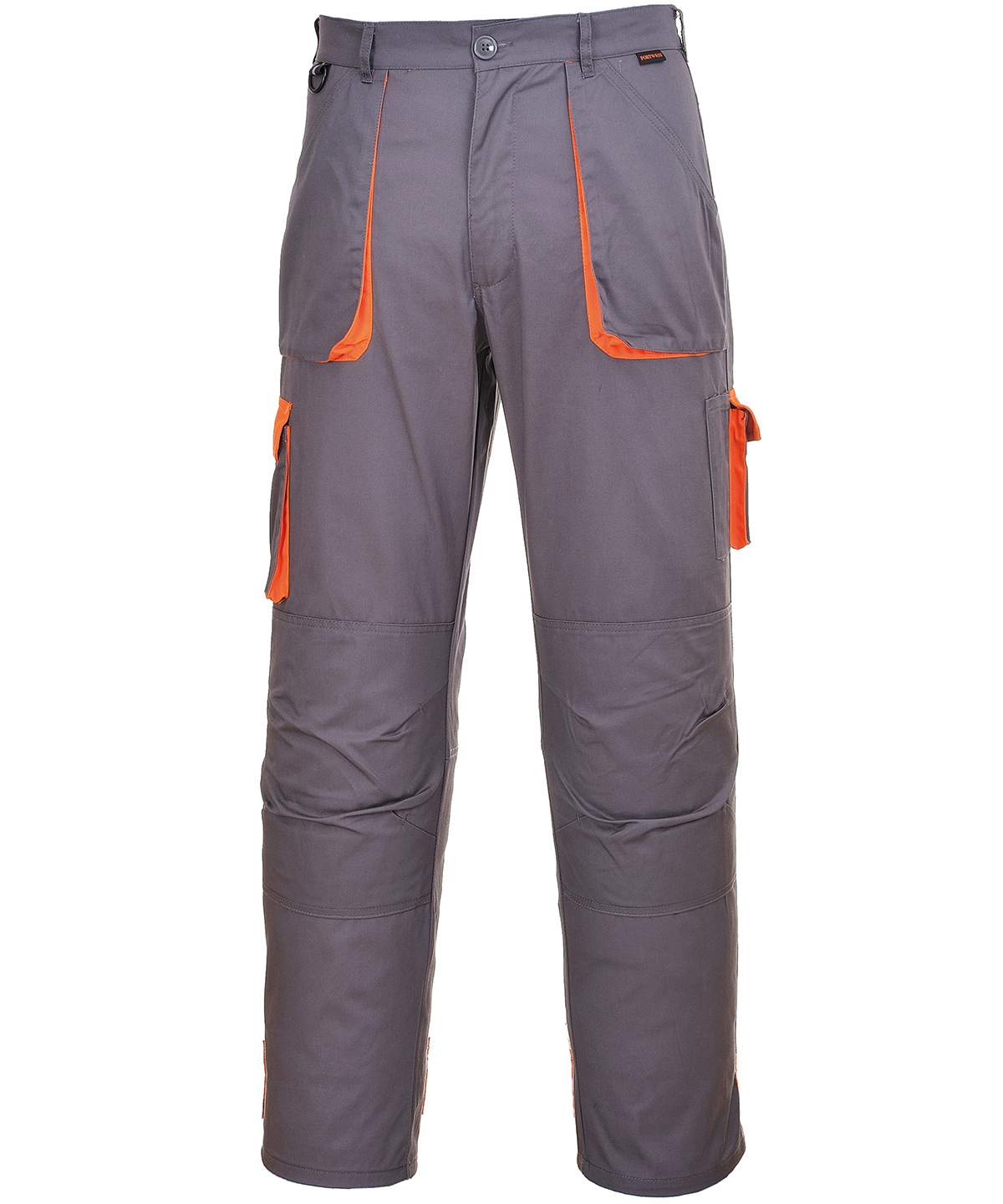 Portwest Texo contrast trousers (TX11) - Grey/Orange