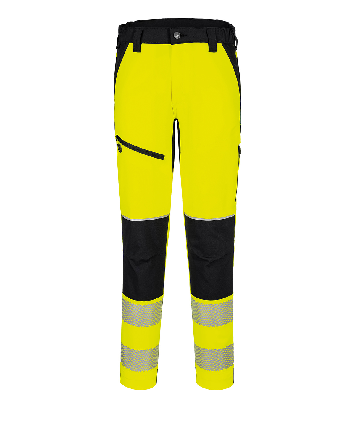 PW3 Hi-vis stretch trousers (T140) - Yellow/Black