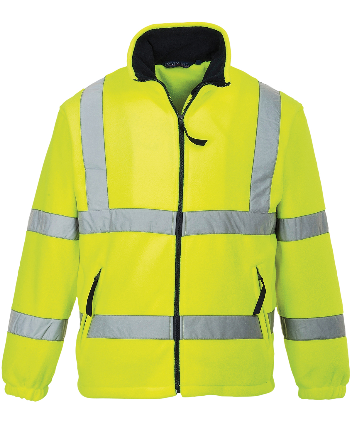 Hi-vis mesh-lined fleece (F300) - Yellow