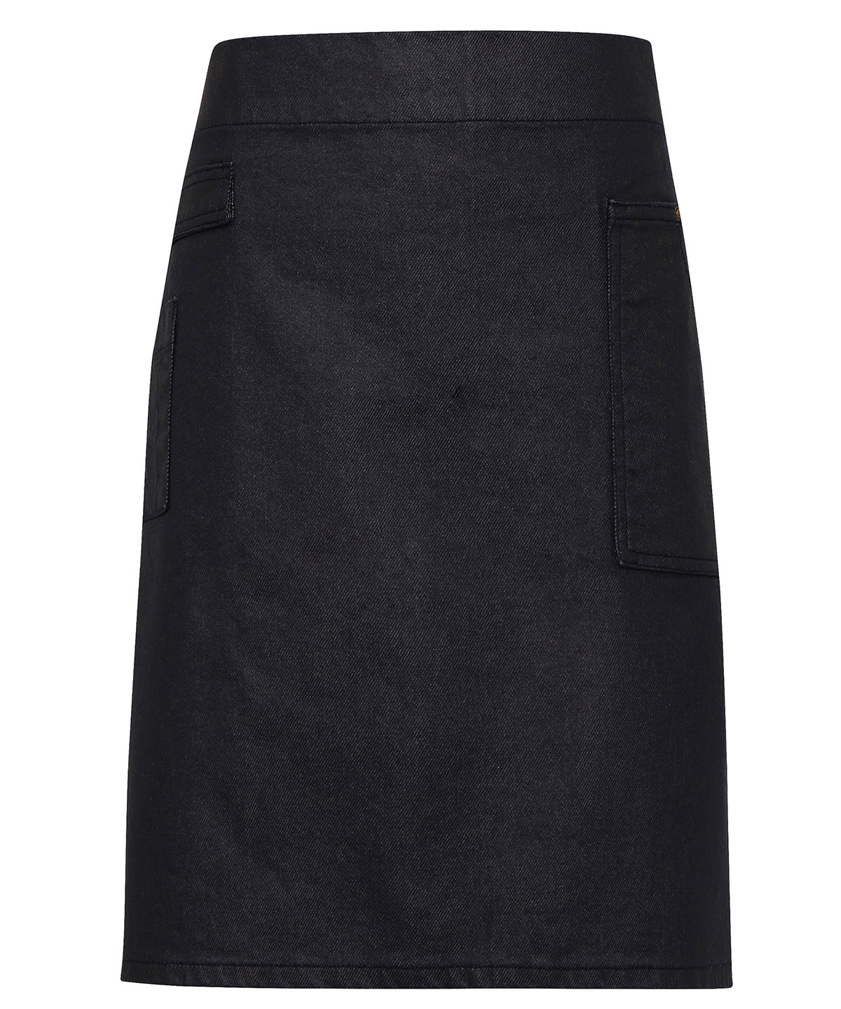 Premier Division Waist Apron - Indigo/Brown Denim