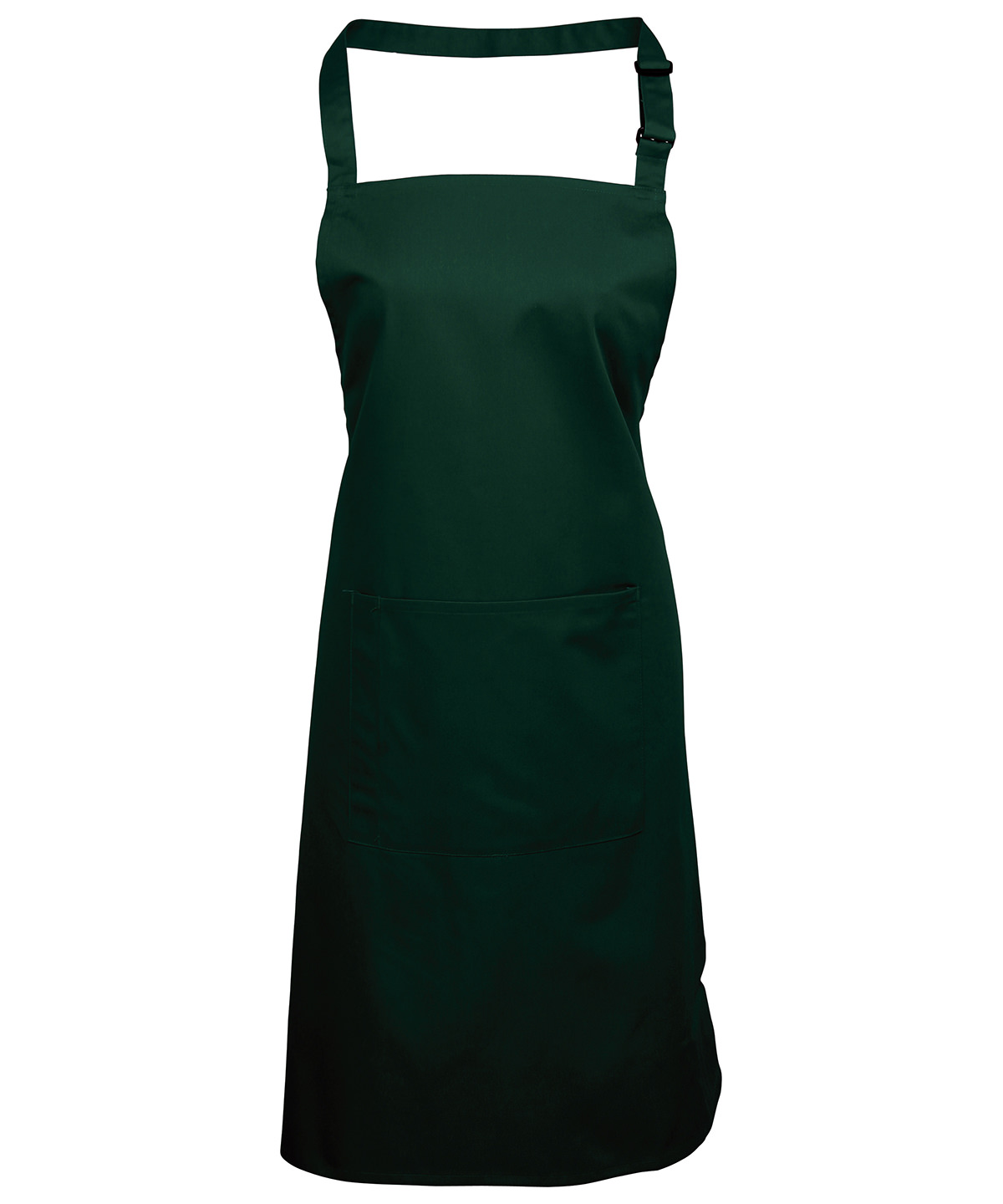 Premier 'Colours' Bib Apron with Pocket - Bottle