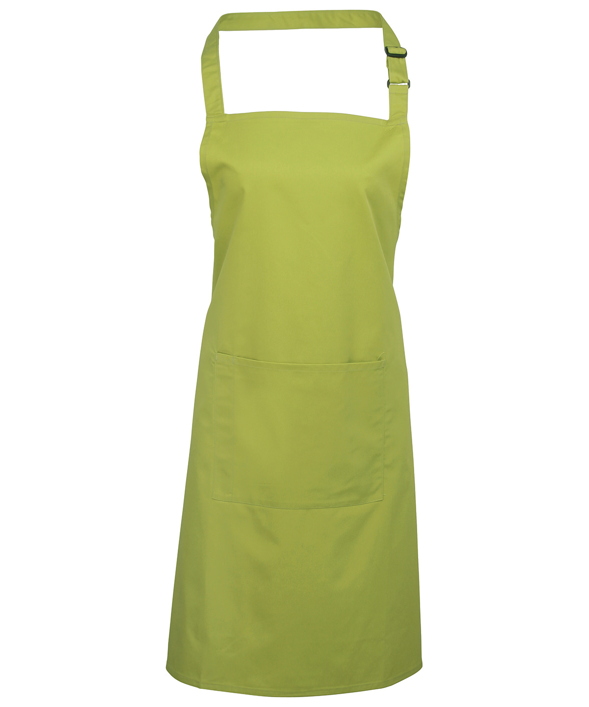 Premier 'Colours' Bib Apron with Pocket - Lime