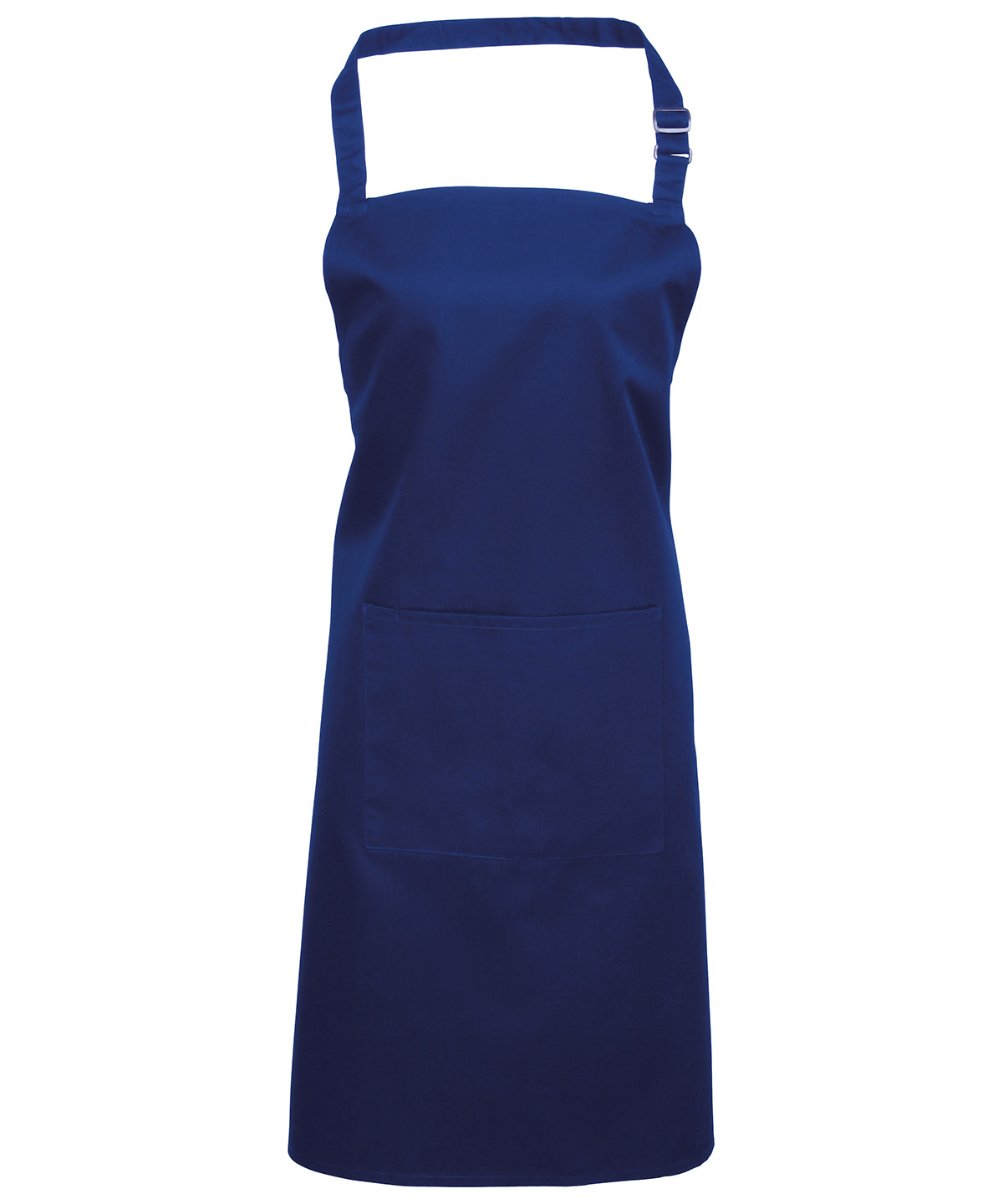 Premier 'Colours' Bib Apron with Pocket - Royal