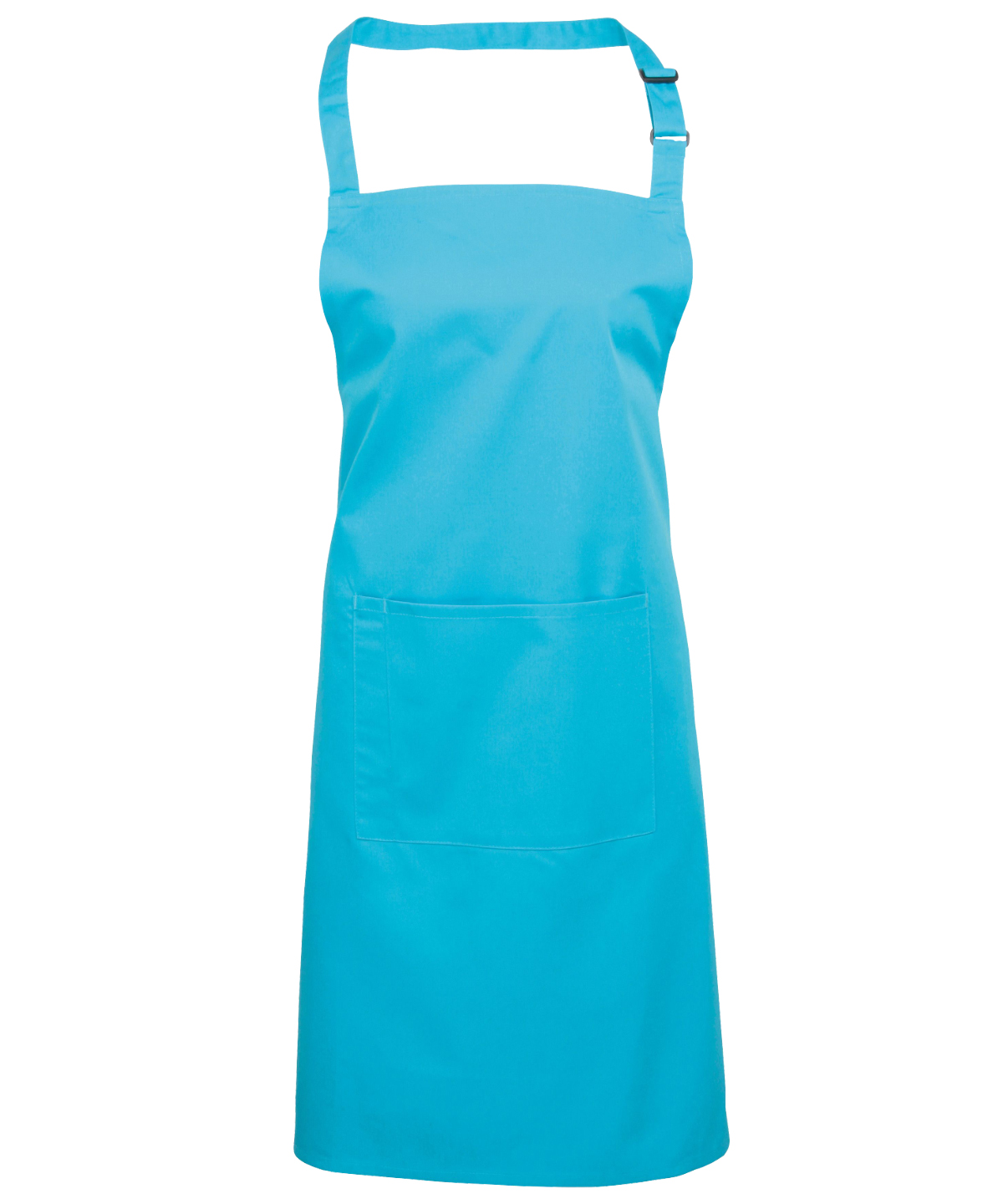 Premier 'Colours' Bib Apron with Pocket - Turquoise